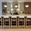Rody Counter Stool | Chairs by YJ Interiors. Item made of oak wood & fabric compatible with mid century modern and contemporary style