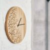 Oak Wood Wall Clock ALBERTS | Decorative Objects by DABA. Item made of oak wood works with minimalism & contemporary style