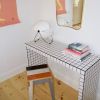 Short Console Table, White | Tables by IKON KØBENHAVN. Item composed of wood & ceramic compatible with minimalism and japandi style