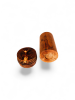 Sculptural Apple Wood Vessel | Hand-Turned Artisan Original | Storage by Holzkunst Samuel Meisinger. Item made of wood compatible with country & farmhouse and traditional style