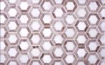 Tile Club Nova Hex Wooden Beige Marble Tile | Tiles by Tile Club. Item made of wood with marble