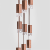 Lamp/One Wood 9-Light Chandelier | Chandeliers by Formaminima. Item composed of wood