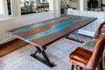 Epoxy Dining Table, Epoxy Resin Table, Epoxy Wood Table | Tables by Innovative Home Decors. Item made of wood works with country & farmhouse & art deco style