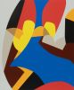 Blend together | Oil And Acrylic Painting in Paintings by Kotaro Machiyama. Item made of canvas works with japandi & art deco style