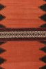 Vintage Afghan Kilim in Rust, with Polychromatic Patterns | Area Rug in Rugs by Rug and Kilim. Item made of wool