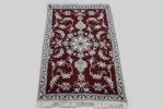 Red Traditional 3x5 Nain Kashmar Persian Rug | Area Rug in Rugs by Magic Rugs. Item made of wool works with traditional style