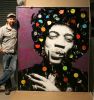 Jimi Hendrix 5’x6’ | Art & Wall Decor by Riley Art