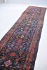 Moody Navy, Spring Green & Camel Over-sized Runner | Runner Rug in Rugs by The Loom House. Item composed of fabric