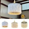 Cylinder mini shade is wrapped with reflective aluminum wire | Pendants by RailroadWare Lighting Hardware & Gifts. Item composed of aluminum in industrial or modern style