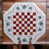 Handmade chess table, Marble chess table, Luxury chess table | Side Table in Tables by Innovative Home Decors. Item composed of marble