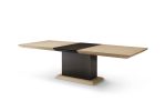 Barcelona Dining table Oak | Tables by Greg Sheres. Item composed of oak wood and bronze