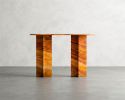 Autumn Travertine Stone Console Table - Hallway Marble Table | Tables by Tinella Collection. Item made of marble compatible with minimalism and contemporary style