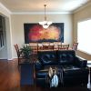 CosmicOla | Oil And Acrylic Painting in Paintings by Drafts by Ola | Percy Priest Lake in Nashville. Item made of canvas with synthetic