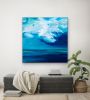 Caribbean Sky | Oil And Acrylic Painting in Paintings by Lori Burke. Item composed of canvas