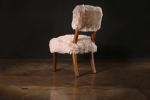 Dining Chair in Wood and Sheepskin by Costantini, Luca Ovino | Chairs by Costantini Design. Item made of wood with fabric