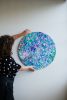 Ripple | Mixed Media by Corrie in Color. Item composed of leather in contemporary style