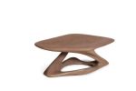 Amorph Plie Coffee Table Solid Oak Wood in Gray Oak Finish | Tables by Amorph. Item composed of wood