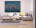 'Sticks' | Paintings by Christina Twomey Art + Design. Item composed of canvas in minimalism or contemporary style