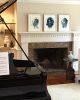 Afterglow Triptych | Mixed Media by Ann Holsberry. Item composed of paper and synthetic