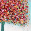 Beautiful Blossom — Original Textured Acrylic Painting | Oil And Acrylic Painting in Paintings by DaggArt. Item composed of canvas in contemporary style