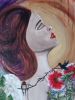 La tierra que me fortalece | Mixed Media by Elena Parau. Item made of canvas works with boho & contemporary style