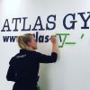 ATLAS GYM | Murals by 2 Sisters | Atlas Gym in Park Gate