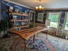 Dragonfly Motif Mahogany Table / Desk | Tables by Rosemary Home Design. Item made of wood works with mid century modern & art deco style