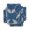 Folio Indigo Cotton Table Napkin ( set of 4 ) | Linens & Bedding by Studio Variously. Item made of cotton