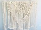 Bohemian Wedding Macrame Backdrop / Extra Large Macrame Wall Hanging | Wall Hangings by Love & Fiber | San Diego in San Diego. Item composed of cotton
