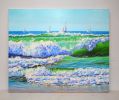 Sea adventure 6. | Oil And Acrylic Painting in Paintings by IRYNA KASTSOVA. Item made of canvas works with coastal & mediterranean style