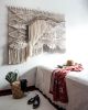 Waterfall Fiber Art | Tapestry in Wall Hangings by Ranran Studio by Belen Senra. Item composed of cotton and fiber in contemporary or coastal style