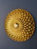 Sun in Brass | Wall Sculpture in Wall Hangings by Edward Linacre. Item composed of brass