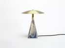 Fulcrum Table Lamp | Lamps by Bianco Light + Space. Item made of brass with glass works with modern style