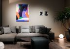 Breather (clipping series - frame) | Oil And Acrylic Painting in Paintings by Kotaro Machiyama | Arufurekkusuosaka in Osaka. Item made of canvas compatible with japandi and art deco style