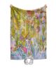 Belgian Linen Fabric Art Panel: Deeply by Dorothy Fagan | Textiles by Dorothy Fagan Fine Arts. Item composed of linen in boho or mid century modern style