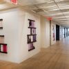 Glass sculptures | Wall Sculpture in Wall Hangings by Jaime and Isaac Salm of MIO | Comcast Technology Center in Philadelphia. Item made of wood with glass