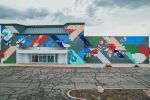 ‘Renewed Spring’ Mural | Street Murals by Josh Scheuerman | The Shops at South Town in Sandy. Item made of synthetic