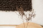 Iam Brown - Modern Wall Art - Contemporary Decoration | Tapestry in Wall Hangings by Lale Studio & Shop. Item composed of bamboo and cotton in boho or japandi style