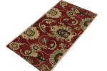 Rug & Kilim's 17th Century Style Rug in Red, Beige & Green | Area Rug in Rugs by Rug and Kilim