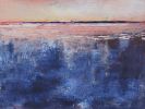 Blue Curaçao | Prints in Paintings by Victoria Primicias. Item composed of canvas in contemporary or coastal style