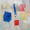 Forms 3 | Oil And Acrylic Painting in Paintings by Luis Medina. Item composed of canvas compatible with minimalism and contemporary style
