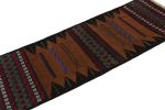 Vintage Afghan Baluch Kilim Runner Rug, with Geometric | Area Rug in Rugs by Rug and Kilim