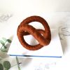 Infinity Knot Table Sculpture | Ornament in Decorative Objects by YASHI DESIGNS. Item made of cotton compatible with mid century modern and contemporary style