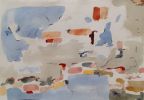 Abstract - 12 | Oil And Acrylic Painting in Paintings by Arttake. Item composed of paper and synthetic in minimalism or contemporary style