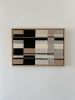 Masonry 005 | Tapestry in Wall Hangings by Anita Meades. Item composed of wood and wool in minimalism or contemporary style