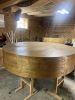 Wedding 2 Tier Wood Round Ceremony Platform Podium | Furniture by Basemeant WRX | Beach Plum Farm in West Cape May. Item composed of wood