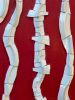 Bare Bones #2 - Red | Wall Sculpture in Wall Hangings by Gila Mosaics Studio. Item made of cement compatible with minimalism and contemporary style
