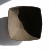 Four Cornered Centerpiece Bowl in Textured Earthen Brown | Decorative Bowl in Decorative Objects by Carolyn Powers Designs. Item made of concrete compatible with minimalism and contemporary style