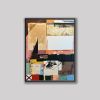 Juana Perfecta | Paintings by Juana Perfecta. Item composed of canvas & cement compatible with boho and contemporary style