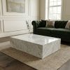 Carrara Marble Coffee Table, Stone Coffee Table | Tables by Stonetic. Item composed of marble in contemporary style